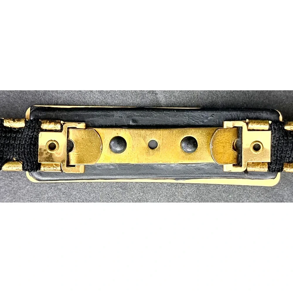 Vintage‎ Gold Metal Belt Womens S/M 24